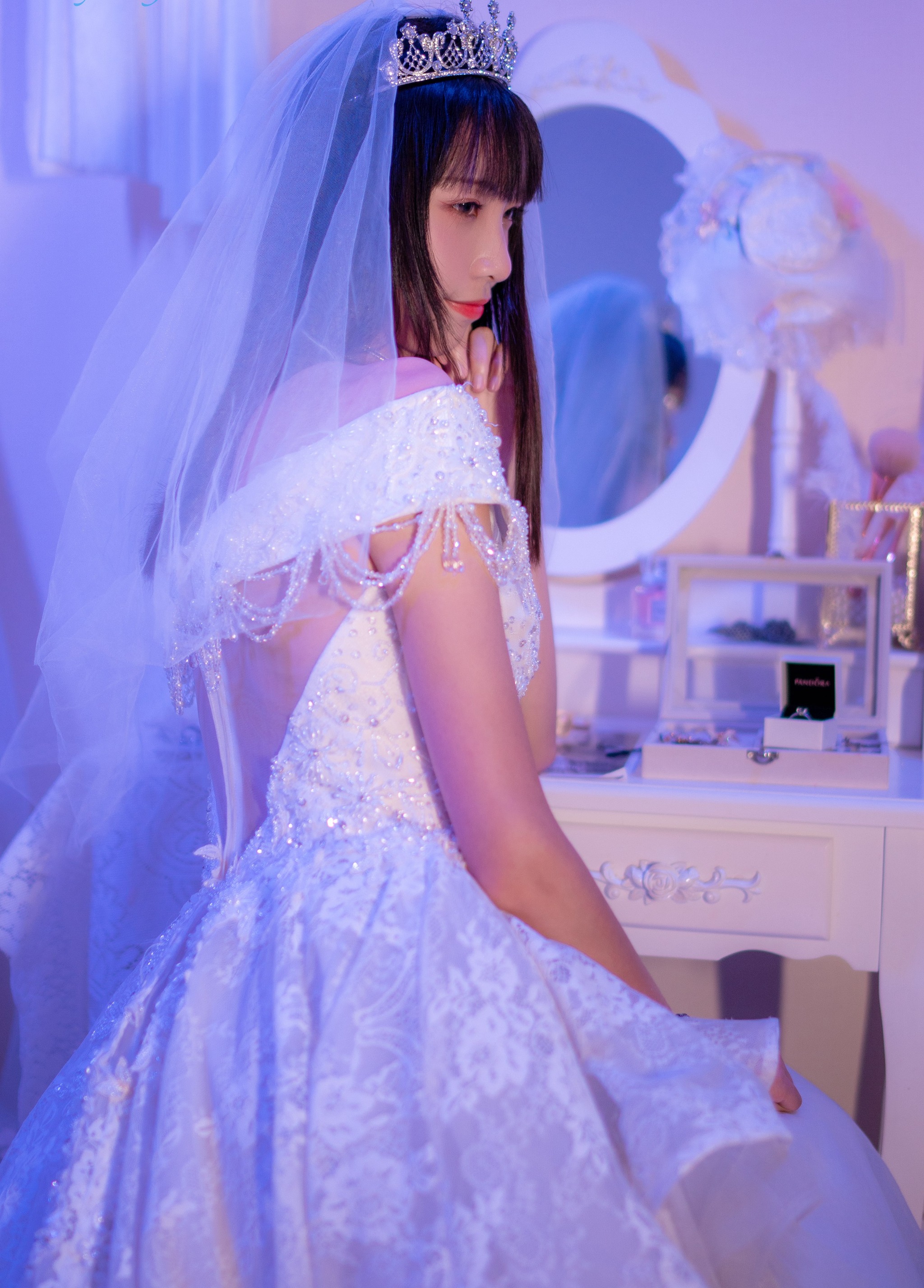西瓜少女 西呱呀呀呀 - NO.026 西瓜少女(西呱呀呀呀) 纯白花嫁 [77P 86MB]-XikXak